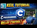 Interfacing of Relay and programming with 8051 Embedded C Project AT89S52