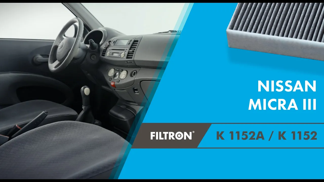 Jak wymienić filtr kabinowy? – NISSAN MICRA III – The Mechanics by FILTRON