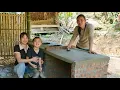 Download Lagu Build a complete kitchen, cook pig feed, farm life, ALONE SURVIVAL