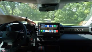 Binize CarPlay Ai Box on Toyota Tundra