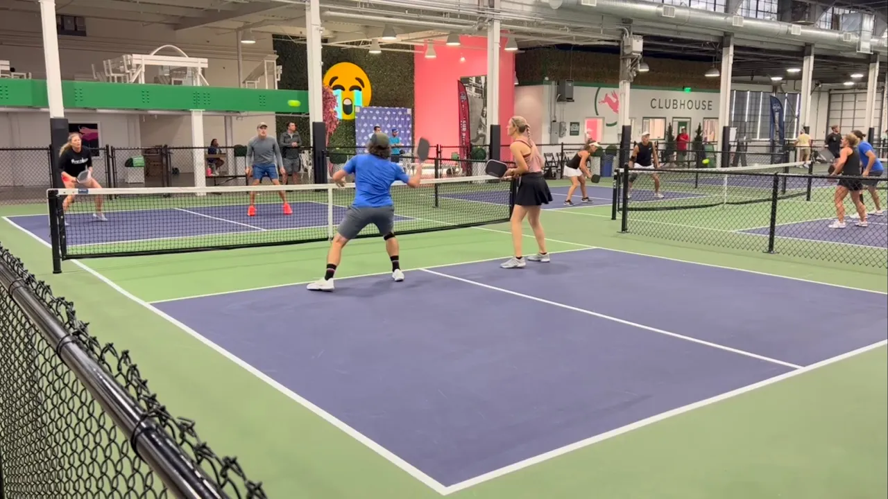Gold medal game ￼5.0 ￼ mixed doubles amateur Pickleball Association Tournament ￼ 2023 ￼