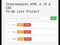 Gadzira todo list app uchishandisa Javascript part 3