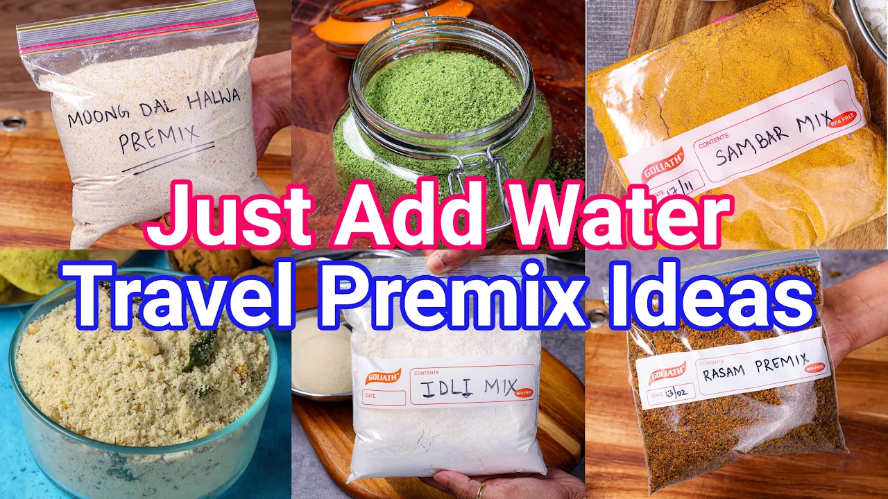 Just Add Hot Water - Perfect Travel Premix Recipe Ideas   Quick & Instant Recipes with Premix Powder