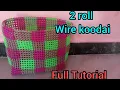 Lagu 2 roll wire koodai full tutorial ll measurements and making in tamil
