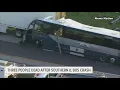 Greyhound bus crashes in Madison County kills three and injures a dozen
