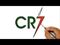 cristiano ronaldo Logo drawing - cristiano ronaldo coloring pages