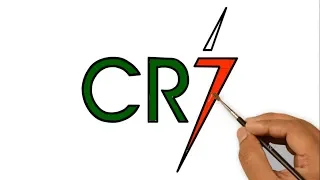 cristiano ronaldo Logo drawing - cristiano ronaldo coloring pages