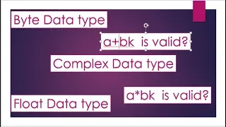 Lecture 8 - Complex Bool Float data type in python LearningStrome Academy