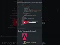 Eating Triangle Animation HTML and CSS tutorial for beginners 2022