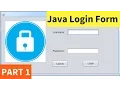 Java Login Form Using NetBeans With Source Code - Part 1