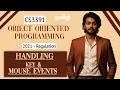 Handling Key and Mouse Events in Tamil Object oriented programming language in Tamil CS3391