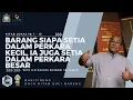 Download Lagu Siapa setia dalam perkara kecil, setia dalam perkara besar RD Paulus Rusbani Setiawan Lukas 16:1-13