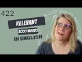 Learn English Vocabulary Relevant - Definitions Usage Collocations and Opposites