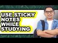 How to Use Sticky Notes While Studying - Easy Guide