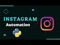 Instagram automation using python in telugu