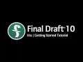 Final Draft 10 for Mac Getting Started