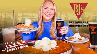 Trying 40 Of The Most Popular Menu Items At BJ s Restaurant Brewery Delish