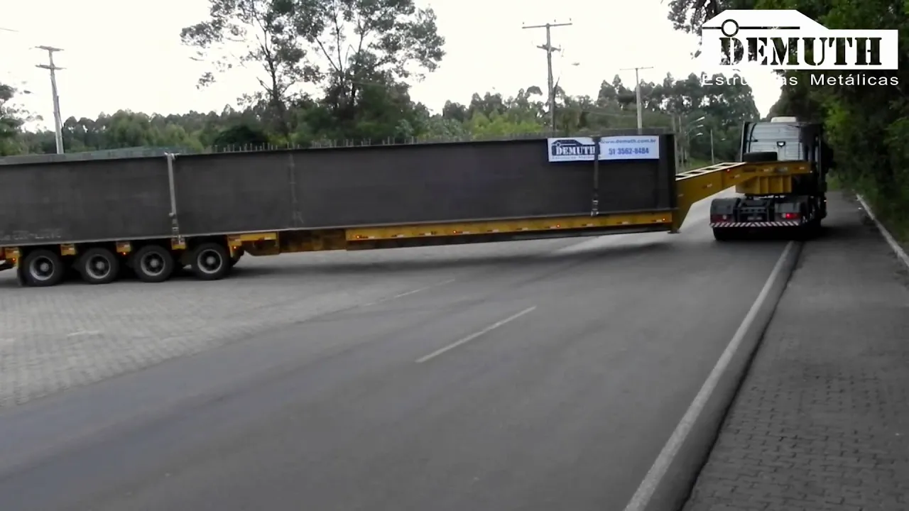 DEMUTH - Beams for Bridge - Railroad Transnordestina/Vigas para Ponte - Ferrovia Transnordestina