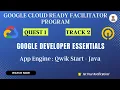 App Engine Qwik Start - Java GSP068 Google Cloud Facilitator Program QwikLabs Solution