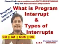 What is Program Interrupt Types of Interrupts Program Interrupt in Computer Architecture CA
