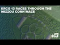 KRCG 13 races through the Mizzou Homecoming Corn Maze