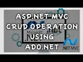MVC Crud Operation using Ado Net Without Entity framework C Crud Example with Stored Procedure