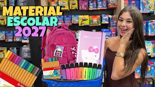 Comprando meu material escolar 2027 na papelaria Leitura