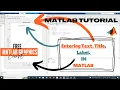 Entering text in MATLAB plot MJ Pathshala