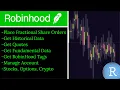 RobinHood R-Package Tutorial RobinHood API