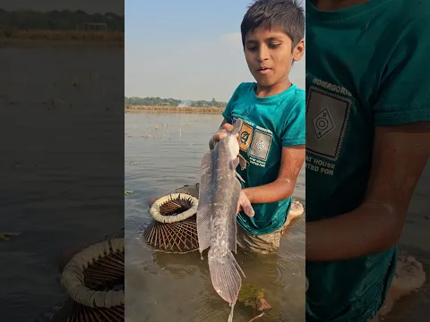 Simple Village Life: Little Fisher Boy’s Huge Catch (Part_4) #polofishing #SurvivalSkills #fishing