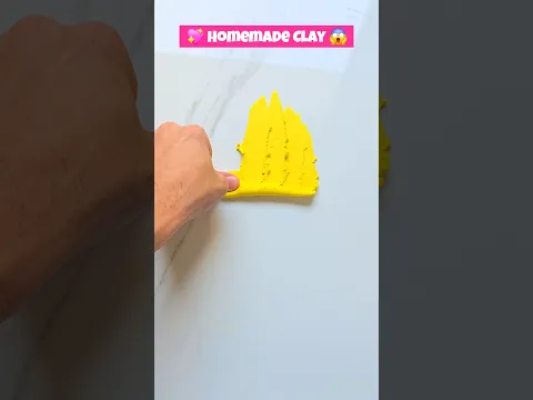 🤯HOMEMADE CLAY IN 10 Sec😍Doms Rubber Clay #diy #clay #slime #shorts #viralshorts #youtubeshorts 🔥💙
