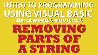 6-pp6 VB net String Manipulations removing parts of the string