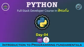 Day04 Learn Python Programming in Telugu Full Python Course Step by Step 2025