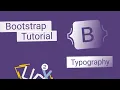 Bootstrap 5 Course - Typography