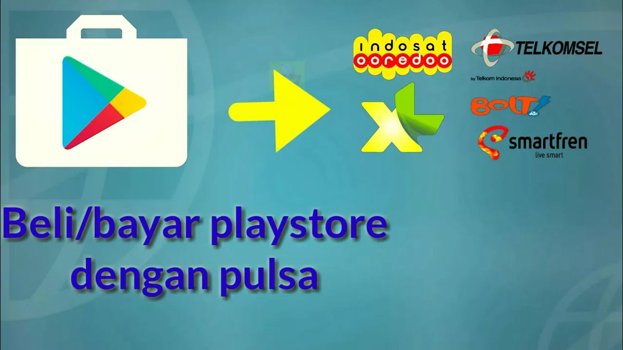 Cara Membeli Aplikasi Di Playstore Dengan Pulsa. 