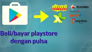 Membeli aplikasi android dengan pulsa telkomsel. 