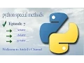 Python Special Method -