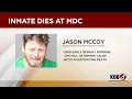 BCSO investigates inmate death at MDC