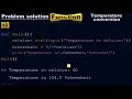 Temperature conversion from Celsius to Fahrenheit - Daily life applications