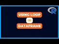 Loop Through Column and Rows of a Dataframe in R