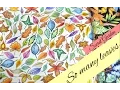 Secret Garden Coloring Book SO many leaves Jardim Secreto
