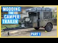 DIY Camper Trailer Build Modifying BLACK SERIES ALPHA Camper Trailer PART 1