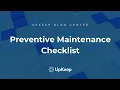 Minimize Downtime Boost Productivity with Preventive Maintenance Checklists UpKeep