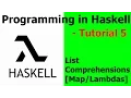 Programming in Haskell Tutorial 5 - List Comprehensions