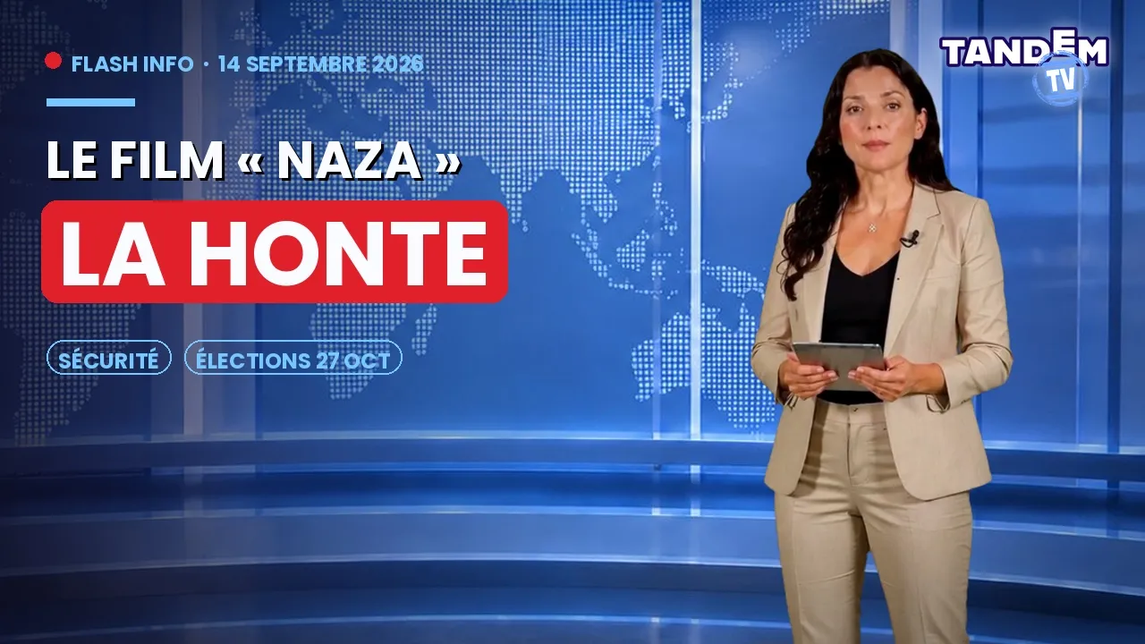 « NAZA » enflamme Israël, sécurité avant les fêtes | Flash Info Tandem TV – 14 sept. 2026