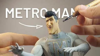 sculpting METRO MAN with clay... is this my BEST sculpture??