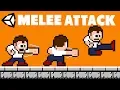 2D Game Dev Tutorial - Melee Attacking in Unity Sprites included