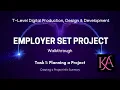 T-Level DPDD 2025 Employer Set Project Task 1 - Part 2 Creating a Project Info Summary Sheet