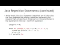 Java Repetition Statements