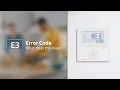 What to do when you have an E3 error code on your ActronAir WC-02 controller